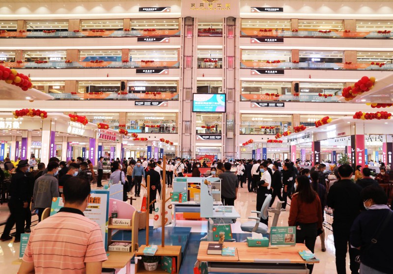 南康家具交易市場面積已超300萬平方米