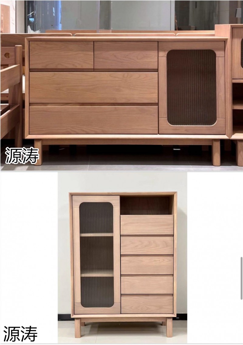 源濤新中式禪意、現代極簡白蠟木家具