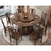 簡森新中式烏金木系列、玄關、 羅漢拉床、酒柜、巖板跳臺